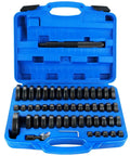 Open kit of 52 In 1 Custom Bushing Driver Tool Set For Transmission And Wheel Bearings Removal And Seal Installer Kit