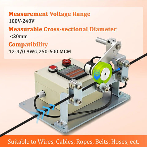Digital Cable Length Meter Wheel Measuring Rope Hose Belt Tape Counter Knockout Quality Hassle Free Setup Right Up Your Alley Smooth Operator Tracking Device