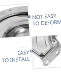 Close-up of Heavy Duty Stainless Steel Curved Concealed Cabinet Hinges Pair With 90 Degree Limit Stopper For Smooth Door Swing and Rock Solid Cabinet Setups No Sweat Assembly showing durability and installation features.
