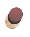 Silicon Carbide Floor Sanding Discs Double Sided 20 Inch No Hole Grit 60F, stack of three showing both sides