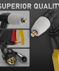 Close-up of PT31 Plasma Cutter Torch 13ft High Frequency Plug And Play Torch for CUT-50DS with 4 meter cable and M16x1.5 interface