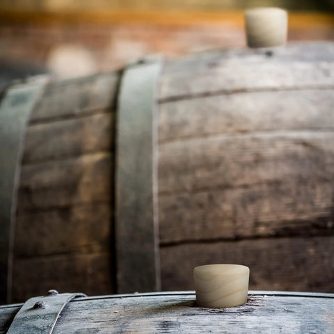Two Inch Oak Wood Barrel Bung Stopper Set For Wine Whiskey And Beer Bottles Durable Cork Plug Stopper 2 Pack on wooden barrels