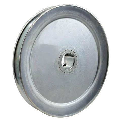 AB700-1 Beefy Single Groove V Belt Pulley 7 Inch OD 1 Inch Bore Motor Pulley For A B 5L 4L V Belts Carbon Steel Zinc Plated