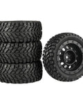 On Road And Off Road 1.9 Inch RC Tire Set For TT01 TT02 XV01 Tamiya 1/10 Scale RC Cars With 12mm Hub Rim Wheels, stacked view