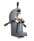 Built Tough Metal Wood Lathe Steady Rest Adjustable Mini Lathe Stabilizer Rock Solid Support, Gray finish, for long turning projects.