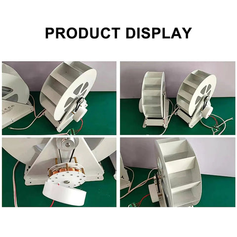 Low Speed Water Turbine Generator For Off Grid Power, Micro Hydro Generator 50W/100W With Quiet Belt Drive, product display