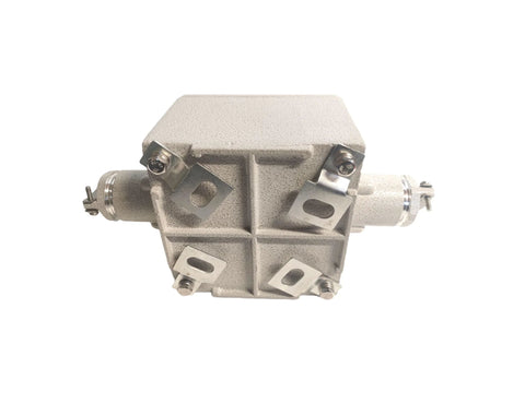 Explosion Proof Junction Box For Hazardous Areas Indoor And Outdoor Use Aluminum Alloy Enclosure with two 1 inch ports