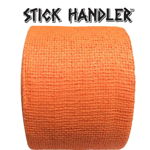 Pro Level Drumstick Grip Tape Two Pack In Vivid Orange featuring comfy cotton gauze wrap for enhanced stick control.