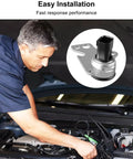 Mechanic installing Chrysler Transmission Pressure Transducer Sensor Fits Pacifica Sebring Town And Country Dodge Avenger.