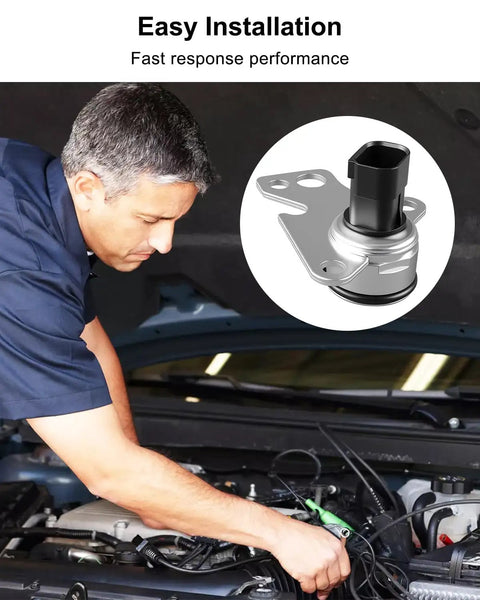 Mechanic installing Chrysler Transmission Pressure Transducer Sensor Fits Pacifica Sebring Town And Country Dodge Avenger.