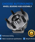 Front Wheel Hub Bearing Assembly Model 513220 For Subaru Outback Legacy 2005 To 2014 5 Lug With ABS, close-up view