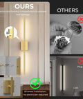 Keep Your Home Lit Tonight With These Rechargeable Wall Sconces Set Of Two showcasing removable battery and wireless installation features.