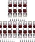 12 Pack Rock Solid Sliding Door And Window Sash Pulleys Featuring Double Wheel Rollers Easy Install Replacement Hardware with screws.
