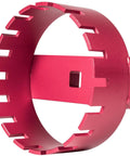 Volvo Fuel Pump Lock Ring Socket Tool That Lets You Remove And Install Left And Right Retaining Nuts, aluminum tool.