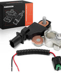 Direct Fit Battery Current Monitor Sensor Module With Prewired Pigtail Harness Connector for Acura Honda, showing connectors and harness.