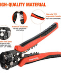 All In One Wire Stripper Tool Kit With 266 Pieces Self Adjusting 8 Inch Automatic Wire Stripping Tool For AWG 10-24 close-up