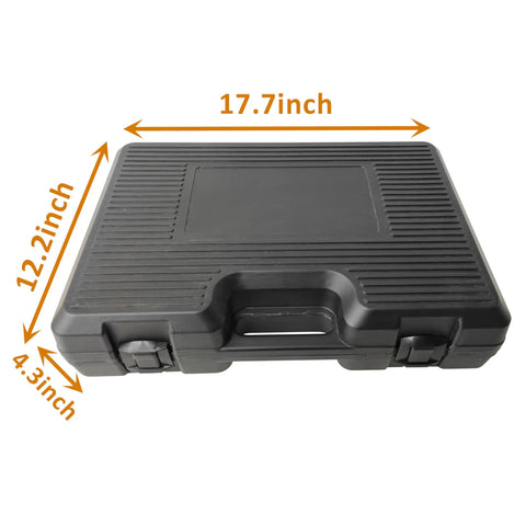Portable Auto Body Dent Repair Kit With 110V Stud Welder For Thin Metal Panels Under 1mm in black carrying case, 17.7 x 12.2 x 4.3 inches