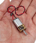 Eight Pack Mini N20 Gear Motors Micro DC 3V To 6V With Full Metal Gearbox for DIY Robots and RC Cars in hand