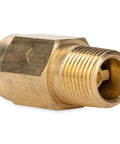 Heavy Duty Brass RV Hot Water Heater Backflow Preventer With Stainless Spring One Direction Water Flow Stops Backflow Into Your Freshwater System Half Inch Male To Female NPT Fitting, brass fitting with threaded end