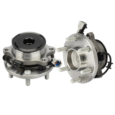 Set of two Front Wheel Bearing And Hub Assembly 515064 RWD With ABS Drop In Fits Nissan Frontier 2005 2018 6 Lug Bolts