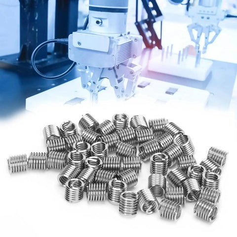 Fifty Pack Badass 304 Stainless Steel Wire Thread Inserts And Helical Coils For Mechanical Damage Repair Zero Hassle Fixes That Keep Your Rig Running With Solid Knuckle Ready Power