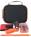Hard Carrying Case Replacement For Black Decker 4V Max Cordless Screwdriver BDCSFL20C Built To Last Tough EVA Case shown with accessories