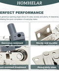 Soft Close Pivot Hinges With Screws For Closets, Bookcases, Cabinets And Sink TipOut Doors 50 Degree Opening Model LD022050SC shown in four detailed sections.