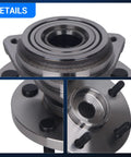 Front Wheel Bearing And Hub Assembly For 1999 2000 2001 2002 2003 2004 Jeep Grand Cherokee Front Left And Front Right 5 Lug Non ABS Replacement Kit Easy Install Direct Fit details