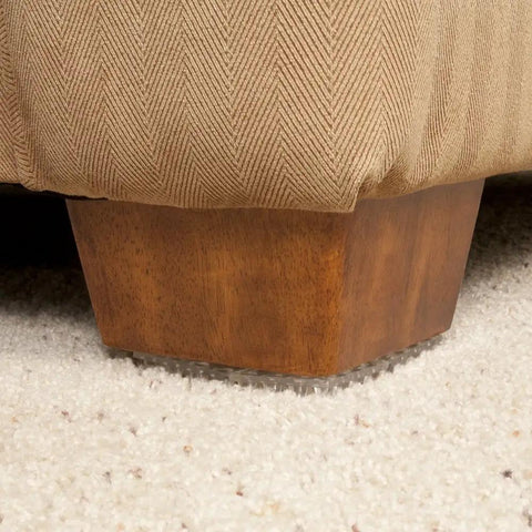 4 Inch Square Carpet Protectors With Self Stick Spiked Bottom, Dent Proof Floor Pads For Tables Beds Sofas And Chairs