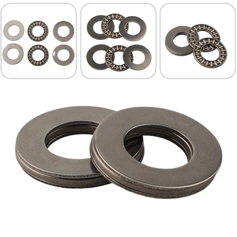 Thinking Process: AXK1528 thrust needle roller bearing with hardened steel washers, shown with bearing cage and rings
