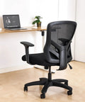 Big And Tall Office Chair Up To 500 Lbs With Adjustable Lumbar Support Heavy Duty Ergonomic Mesh 360 Degree Rotation back view