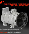Top Shelf AC Compressor With Clutch Fits Mazda 6 2009-2013 2.5L L4 6 Groove Pulley DKS17DS PAG46 fully assembled unit