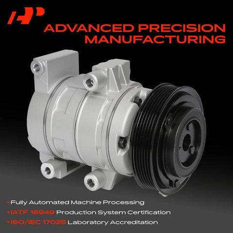 Top Shelf AC Compressor With Clutch Fits Mazda 6 2009-2013 2.5L L4 6 Groove Pulley DKS17DS PAG46 fully assembled unit
