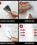 Steps to apply Fiberglass Mesh Drywall Tape Self Adhesive Patch Roll 1.97 Inch By 150 Feet For Wall Ceiling Crack Repair.