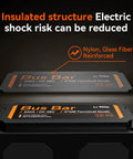 Heavy Duty 300A Bus Bar With Four M8 Studs Power Distribution Block For 48V DC Battery Systems showing insulated nylon structure.
