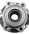 Front view of Front Left And Right Wheel Bearing And Hub Assembly Set For Audi A4 Quattro 02-08 And A4 02-05 06 Base 07-08 02-04 A6
