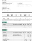 Data sheet detailing specifications and features of Solid 50W Buck Converter Power Module 12V 24V To 5V 10A DC To DC Step Down Regulator With Aluminum Case