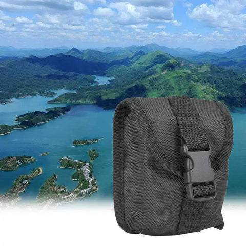 Diving Weight Bag For Scuba Gear With Quick Release Buckle Oxford Cloth Construction Spare Weight Pocket Black