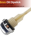 68mm Oil Dipstick Replacement For 50cc 70cc 90cc 110cc 125cc Horizontal Engines In ATVs Quads Go Karts Dirt Bikes And Motorcycles white handle