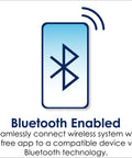 Next One Blood Sugar Monitoring System All In One Kit With Meter, 20 Test Strips, Lancing Device, Colored Lancets, Logbook, Carrying Case And Warranty Card For Diabetes Care Bluetooth enabled icon
