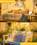 4 Pack 60 LED Battery Operated Fairy Lights With Timer, 20 Ft Waterproof Indoor Outdoor String Lights Cozy Warm Glow
