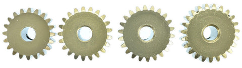 Beefy 48 Pitch Aluminum Pinion Gear Set For 540 And 550 Size Motors With One Eighth Inch Output Shaft Includes 4 Set Screws For RC Cars Trucks