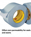Cryogenic Vapor Barrier Tape 1555CW For Seals And Joints, Cold Weather Adhesive That Keeps Seals Solid Down To Minus 10 Degrees Fahrenheit, UL723 Classified, 2.83 Inch By 50 Yard, Dual Sided Polyester Film For Pinhole Free Seams