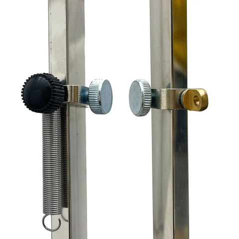 Close-up of adjustable wire tension feature on Hot Wire Foam Cutter For Styrofoam Cutting, Thermo Cut Machine with temperature adjuster.