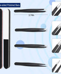 23 Piece Metal Puzzle Tool Kit For Model Building With Polishing Bars and 3.74in Tweezers