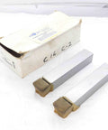 Two Pack C16 C2 1 Inch Square Carbide Brazed Tool Bit For Milling And Profiling Built Tough Heavy Duty Precision Cutting 6 Inch Overall Length Made In USA DCT DM3123