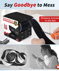 2 Inch Wide Hook And Loop Strips With Adhesive Double Sided Self Adhesive Nylon Tape 15 Feet Hook Tape And 15 Feet Loop Tape, scissors cutting