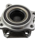 Front Wheel Bearing And Hub Assembly For Audi With Durable Replacement And Smooth Rotation No Fuss Install Roll Ready Reference 8W0-407-613 And 04-P488 Plus DIY Video Guides For Easy Peasy Repairs, close-up view