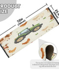 Farm Animals Cartoon Tractor Runner Rug 2x6 Hallway Mat Perfect For Narrow Hallways Machine Washable Non Slip Low Pile Long Carpet