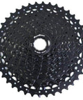 CSMS3 Wide Ratio 11-42T 10 Speed Mountain Bike Cassette Black for HG Splined Freehubs with steel cogs in black color